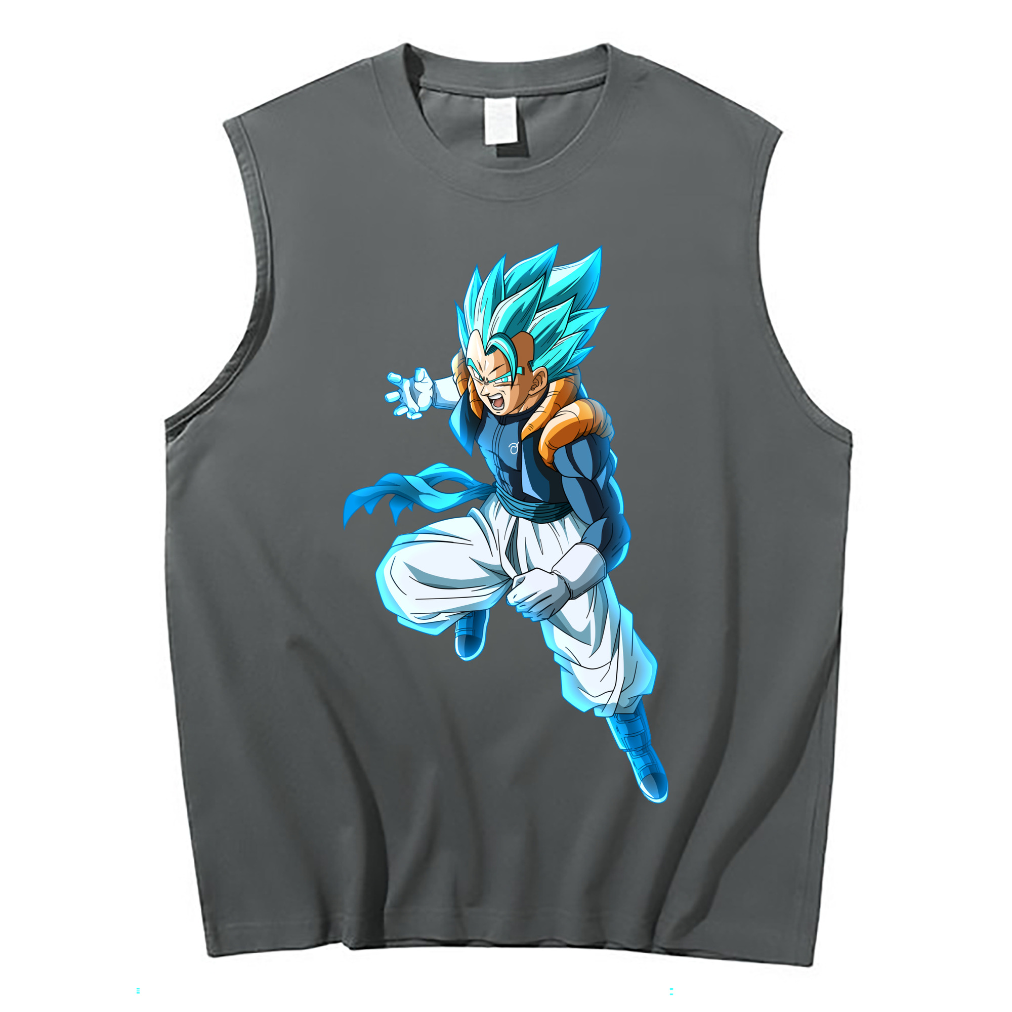 （画像用） ドラゴンボール ベジータ四世（Bejīta Yonsei）DRAGON BALL Vegeta IV コットン100％タンクトップ（フロントプリント）